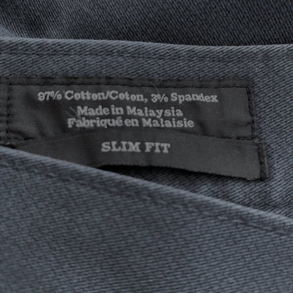 NORDSTROM BLUE 5 POCKET CLASSIC JEAN 38X32 Slim Fit Straight Leg - Picture 8 of 14